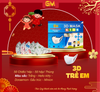 khẩu trang 3d trẻ em
