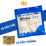  khẩu trang 5d túi zip Gia Mỹ - thùng 100 chiếc 