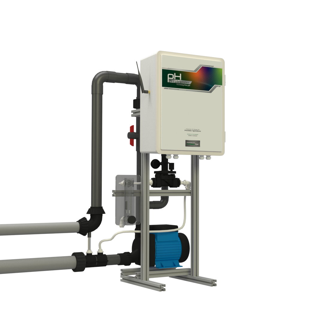 Bộ trung hoà pH nguồn nước tưới