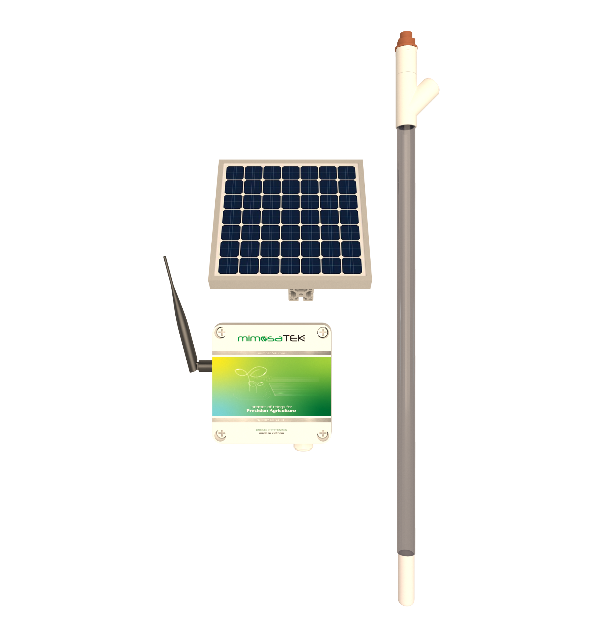 NODE - Thiết bị cảm biến đo độ ẩm đất dạng tension tầm xa - 1 tầng