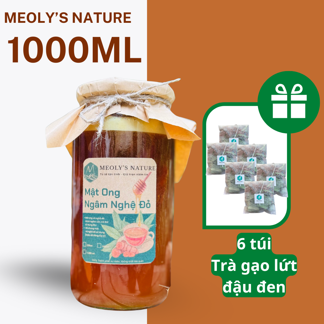  Mật Ong Ngâm Nghệ Đỏ Meoly House 