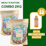  [Trà Theo Ký] - Trà Gạo Lứt Đậu Đen Meoly's Nature- Thanh Lọc Giải Nhiệt, Thon Gọn, Lợi Sữa​​​​​​​, Detox, Không Chất Bảo Quản 