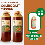  (Không Lấy Lát Nghệ) Mật Ong Ngâm Nghệ Đỏ Meoly Nature Hỗ Trợ Giảm Đau Dạ Dày Hỗ Trợ Da Sáng Min Chống Lão Hóa 