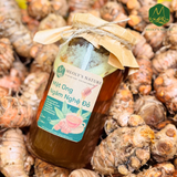  Combo 2 Lít Mật Ong Ngâm Nghệ Đỏ Tặng Thêm 1 Chai 500ml 