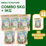  [Trà Theo Ký] - Trà Gạo Lứt Đậu Đen Meoly's Nature- Thanh Lọc Giải Nhiệt, Thon Gọn, Lợi Sữa​​​​​​​, Detox, Không Chất Bảo Quản 