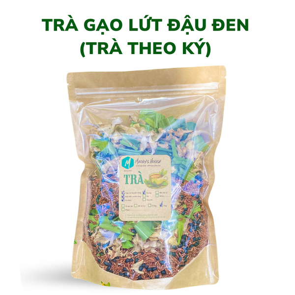  [Trà Theo Ký] - Trà Gạo Lứt Đậu Đen Meoly's Nature- Thanh Lọc Giải Nhiệt, Thon Gọn, Lợi Sữa​​​​​​​, Detox, Không Chất Bảo Quản 