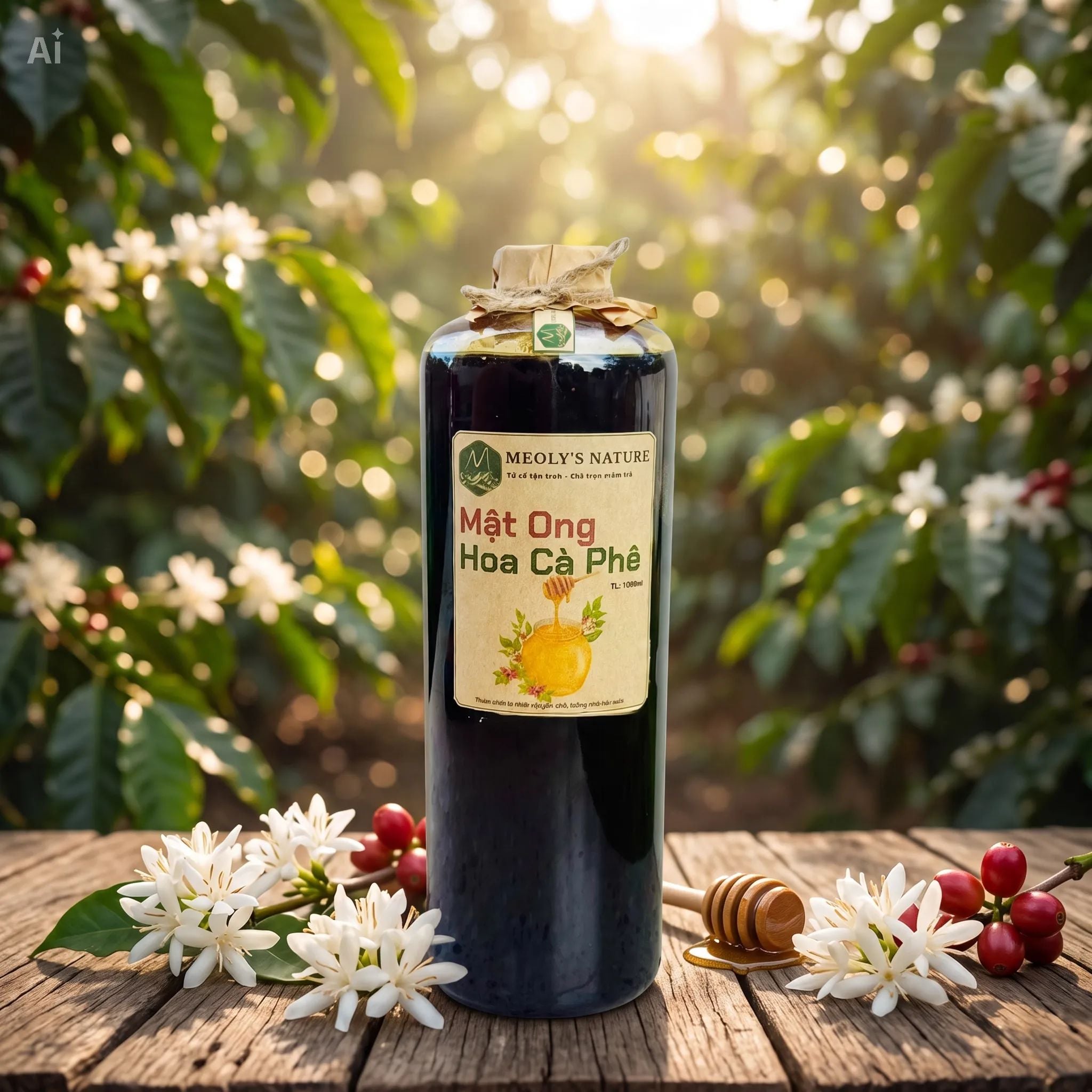  Mật Ong Hoa Cà Phê Nguyên Chất Meoly Nature 
