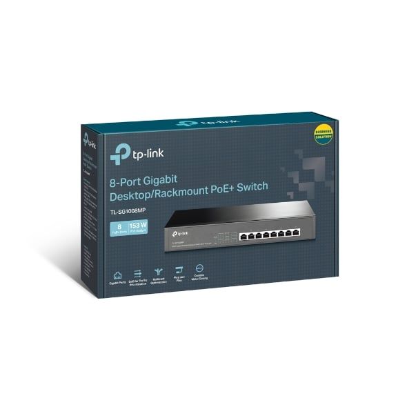 Switch chuyển mạch 8 port TP Link TL-SG1008MP