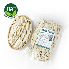 Bạch thược khô, thái lát, trắng, sạch, thơm, hỗ trợ tiêu hóa, đường ruột, bổ huyết, điều kinh, giảm đau, nhuận gan