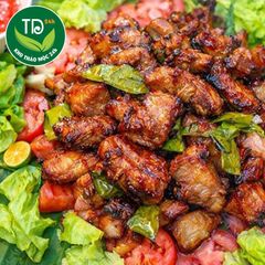 Lá chanh sấy khô, gia vị chế biến khô gà, lẩu thái, xông giải cảm.