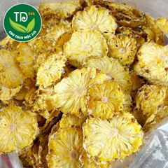 Thơm sấy lạnh, Dứa sấy lạnh, nguyên chất, không đường, bổ sung vitamin, detox cơ thể.