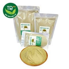 Bột Bạc Hà Nguyên Chất 100% dùng làm đẹp, giảm mụn, giảm sung viêm, ngâm chân và tắm