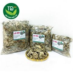 [01 kg] Lá Sen khô (sao vàng hạ thổ), xanh, sạch, đẹp, hỗ trợ ngủ ngon, detox cơ thể, giải nhiệt