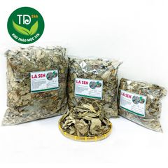 [02 kg] Lá Sen khô (sao vàng hạ thổ), xanh, sạch, đẹp, hỗ trợ ngủ ngon, detox cơ thể, giải nhiệt