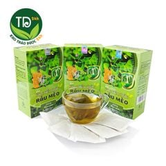 Trà kim tiền thảo – râu mèo dạng túi lọc, hỗ trợ thanh nhiệt, lợi tiểu, bổ thận, mát gan, hỗ trợ tốt cho người bị sỏi thận