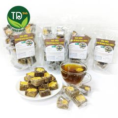 Trà viên bí đao hạt chia, mix đường phèn mật ong, vị thơm ngon, đặc trưng, nguyên liệu chọn lọc, thanh lọc, mát cơ thể