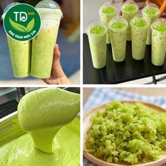Cốm non Tú Lệ, cốm non khô, đặc sản Yên Bái, không nhuộm phẩm màu, không chất bảo quản, dùng làm chè cốm, trà sữa, chả cốm, xôi cốm thơm ngon