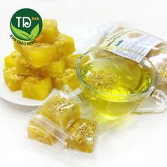 Trà viên bí đao hạt chia, mix đường phèn mật ong, vị thơm ngon, đặc trưng, nguyên liệu chọn lọc, thanh lọc, mát cơ thể