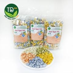 Bún gạo lứt ngũ sắc, vị ngô, chùm ngây, gấc, lá cẩm, đậu biếc, đặc sản Cao Bằng, 100% organic