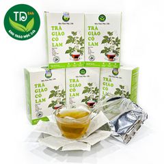 Trà giảo cổ lam SaPa 7 lá, hàng mùa mới, khô, sạch, thơm, hỗ trợ tuần hoàn, thanh lọc cơ thể, cân bằng sức khỏe