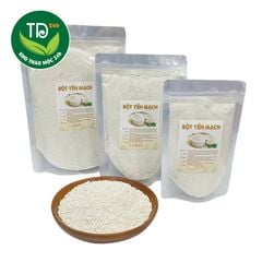 Bột yến mạch nguyên chất, dùng đắp mặt nạ, hỗ trợ làm đẹp, ngừa lão hóa, giảm mụn, cải thiện làn da