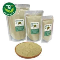 Bột Bạc Hà Nguyên Chất 100% dùng làm đẹp, giảm mụn, giảm sung viêm, ngâm chân và tắm
