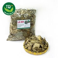 [01 kg] Lá Sen khô (sao vàng hạ thổ), xanh, sạch, đẹp, hỗ trợ ngủ ngon, detox cơ thể, giải nhiệt