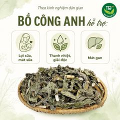 Bồ công anh, sấy khô, nguyên lá, 500 gr, trà bồ công anh thanh nhiệt cơ thể, hỗ trợ lợi sữa, mát sữa
