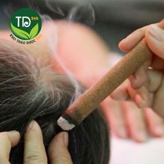 Ngải xoang, ngừa viêm xoang, viêm mũi, viêm tai, dụng cụ diện chẩn 100% tự nhiên (điếu ngải diện chẩn)