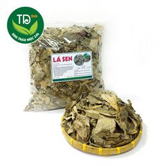 [02 kg] Lá Sen khô (sao vàng hạ thổ), xanh, sạch, đẹp, hỗ trợ ngủ ngon, detox cơ thể, giải nhiệt
