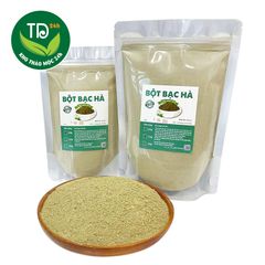 Bột bạc hà nguyên chất, thảo mộc dùng hỗ trợ làm đẹp, giảm mụn, cải thiện làn da, ngâm chân và tắm