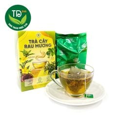 Trà túi lọc rau mương, hộp 20 túi lọc x 4g, đậm vị trà, thơm dịu từ thiên nhiên, hàng công ty, uy tín chất lượng