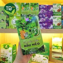 Trà kim tiền thảo – râu mèo dạng túi lọc, hỗ trợ thanh nhiệt, lợi tiểu, bổ thận, mát gan, hỗ trợ tốt cho người bị sỏi thận