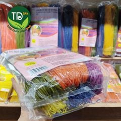 Bún gạo lứt ngũ sắc, vị ngô, chùm ngây, gấc, lá cẩm, đậu biếc, đặc sản Cao Bằng, 100% organic