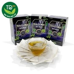 Trà túi lọc Cỏ Mực Đỗ Đen, hộp 30 túi lọc x 3g, đậm vị trà, hàng công ty uy tín chất lượng, giấy tờ kiểm định đầy đủ.
