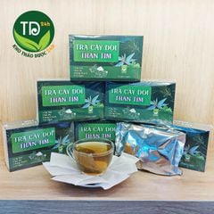 Trà túi lọc cây bọ mắm, cây dòi thân tím, hỗ trợ trừ ho, thanh nhiệt, giảm đau họng, bổ phổi