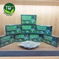 Trà túi lọc cây bọ mắm, cây dòi thân tím, hỗ trợ trừ ho, thanh nhiệt, giảm đau họng, bổ phổi