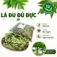 Lá đu đủ đực sấy khô, hàng mùa mới, loại A, xanh, sạch, thơm, nhiều công dụng tốt