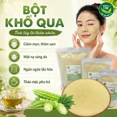 Bột khổ qua rừng, 100g, hàng nguyên chất, dùng đắp mặt, hỗ trợ cải thiện làn da, giảm mụn, ngừa thâm nám