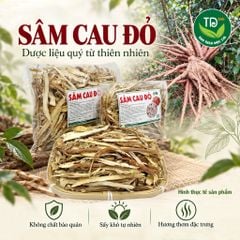 Sâm cau khô, sâm cau đỏ, sâm rừng Tây Bắc, 500 gr, thái lát, khô, sạch, thơm, nhiều công dụng tốt