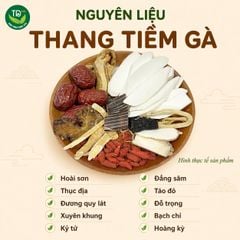 Thang tiềm gà (hầm gà), heo, bò, dê, chim, loại đặc biệt, chuẩn 10 vị thảo mộc, bao thơm, bao ngon, nguyên liệu chọn lọc