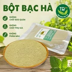 Bột Bạc Hà Nguyên Chất 100% dùng làm đẹp, giảm mụn, giảm sung viêm, ngâm chân và tắm