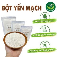 Bột yến mạch nguyên chất, dùng đắp mặt nạ, hỗ trợ làm đẹp, ngừa lão hóa, giảm mụn, cải thiện làn da