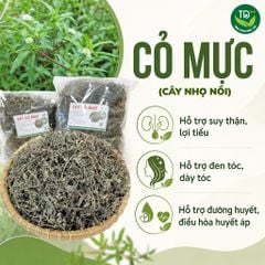 Cây Cỏ Mực nhọ nồi sấy, hàng mùa vụ mới, khô, sạch, thơm, 500 gr, hỗ trợ thanh nhiệt, giải độc, dưỡng tóc khỏe đẹp