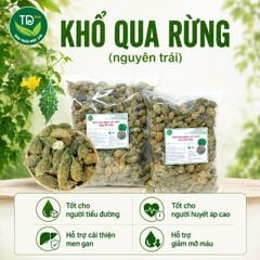 Khổ qua rừng sấy khô nguyên trái (Mướp đắng rừng sấy khô), hàng mùa vụ mới, khô, sạch, thơm, nhiều công dụng tốt