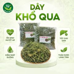 Dây lá khổ qua rừng (dây lá mướp đắng rừng) chính hiệu, 500 gr, hàng mùa vụ mới, khô, sạch thơm, hỗ trợ thanh lọc cơ thể