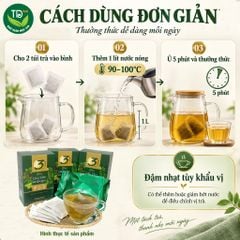Trà dâu tằm khổ qua túi lọc, hộp 30 gói, tiện sử dụng, thơm dịu từ thiên nhiên, nhiều công dụng tốt