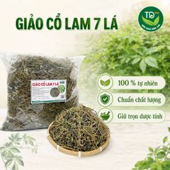 Trà giảo cổ lam SaPa 7 lá, hàng mùa mới, khô, sạch, thơm, hỗ trợ tuần hoàn, thanh lọc cơ thể, cân bằng sức khỏe