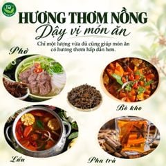 Hoa hồi (đại hồi), hàng loại A, nguyên cánh, 100 gr, gia vị yêu thích cho nhiều món ăn thơm ngon, đậm đà