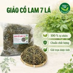 Trà giảo cổ lam SaPa 7 lá, hàng mùa mới, khô, sạch, thơm, hỗ trợ tuần hoàn, thanh lọc cơ thể, cân bằng sức khỏe